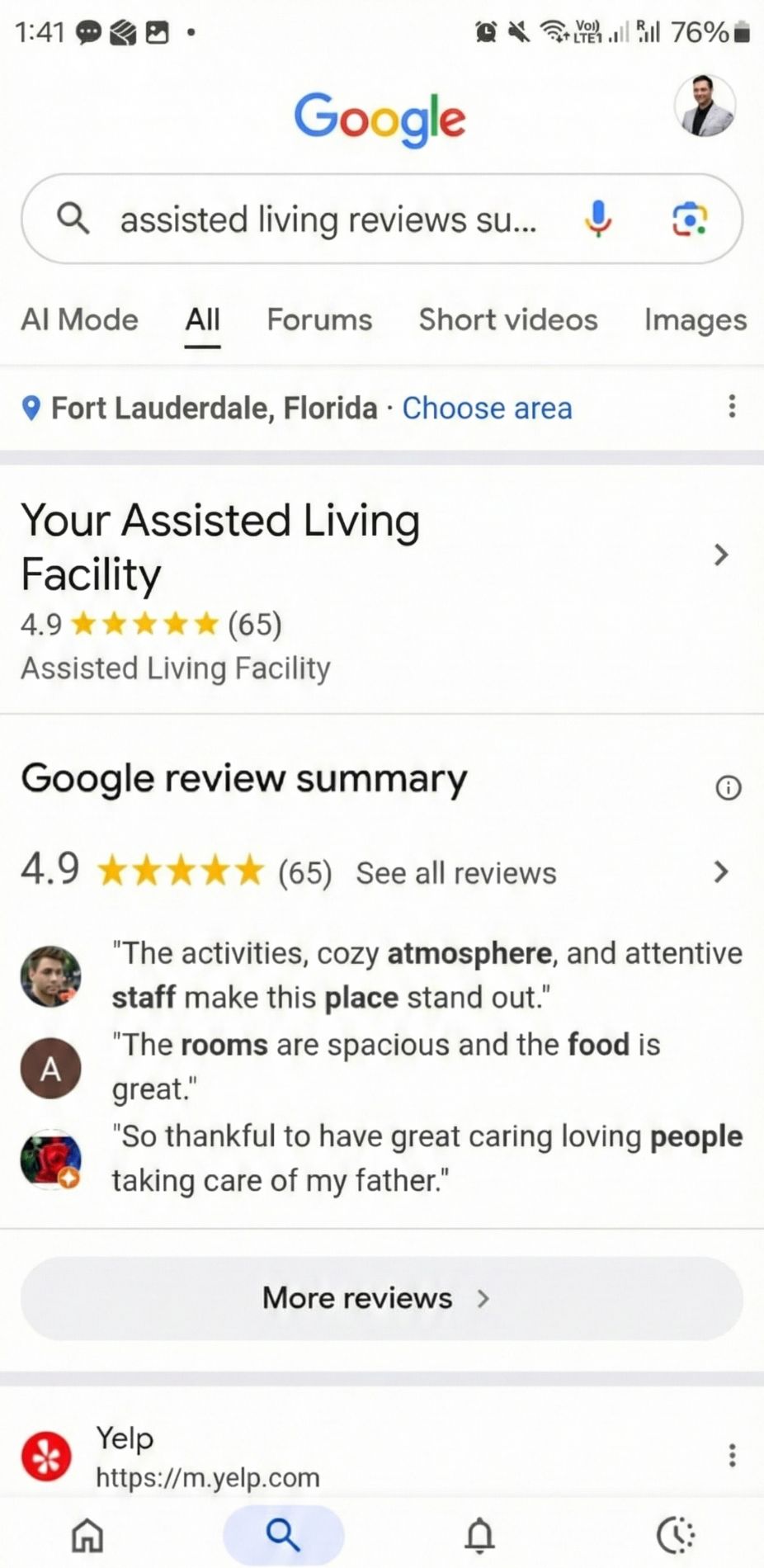 senior living reputation management