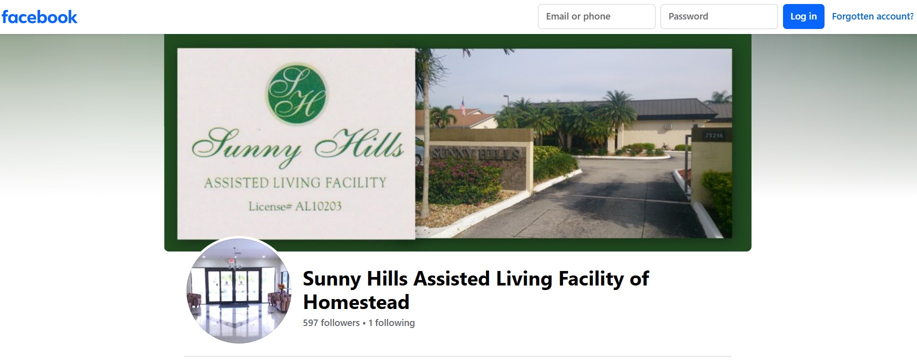 sunny hills facebook
